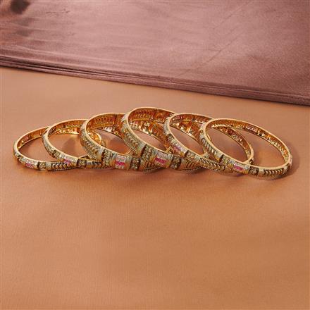 Antique Classic Bangles With Gold Plating