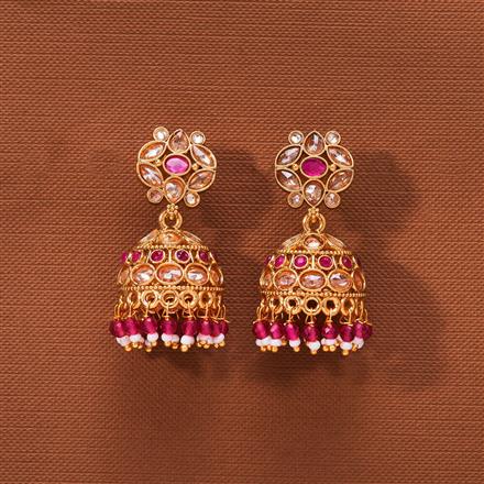 Antique Jhumki With Gold Plating