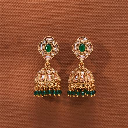 Antique Jhumki With Gold Plating