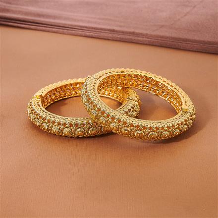 Antique Openable Bangles With Gold Plating