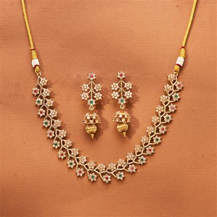 Antique Classic Necklace With Gold Plating