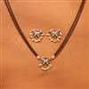 Antique Pearl Mangalsutra With Matte Gold Plating