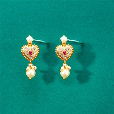 Antique Moti Earring With Gold Plating