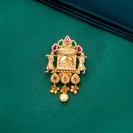 Antique Classic Brooch With Gold Plating