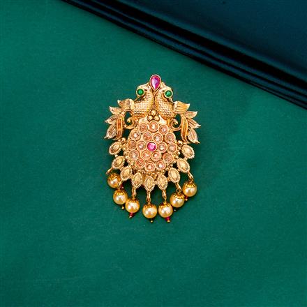 Antique Classic Brooch With Gold Plating