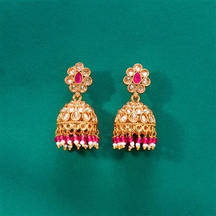 Antique Jhumki With Gold Plating