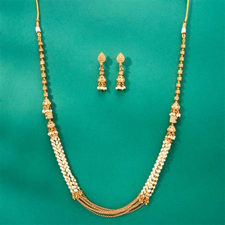 Antique Mala Necklace With Gold Plating
