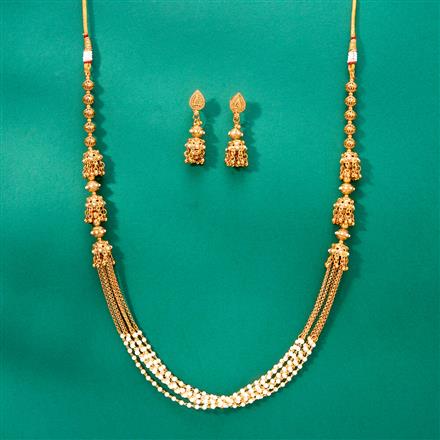 Antique Mala Necklace With Gold Plating