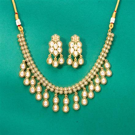 Antique Meenakari Necklace With Gold Plating