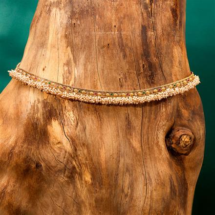 Antique Pearl Belt With Gold Plating