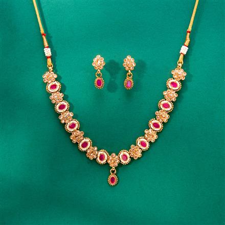 Antique Classic Necklace With Gold Plating