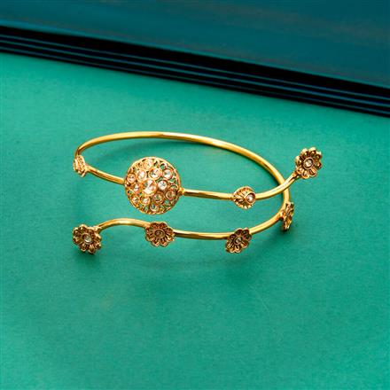 Antique Classic Baju Band With Gold Plating