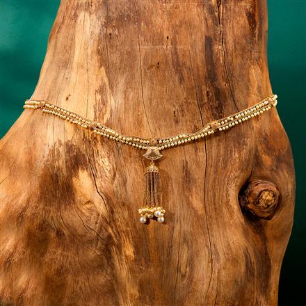 Antique Pearl Belt With Gold Plating