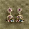 Antique Jhumki With Gold Plating