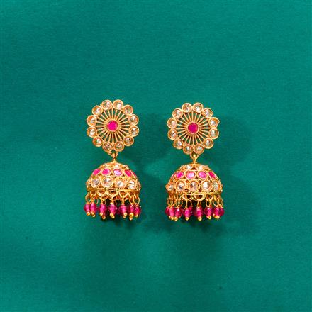 Antique Jhumki With Gold Plating