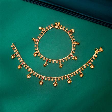Antique Ghungru Payal With Gold Plating