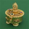 Antique Temple Sindoor Box With Gold Plating