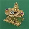 Antique Temple Sindoor Box With Gold Plating