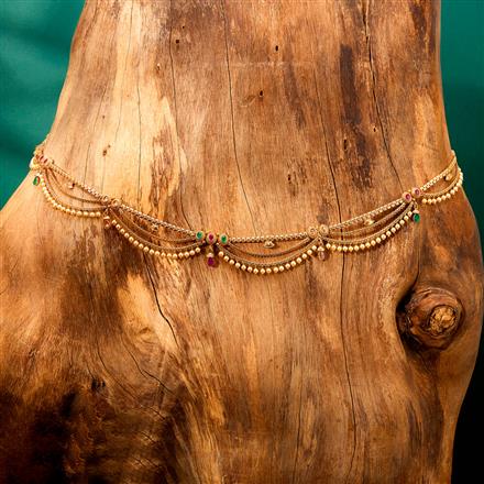 Antique Moti Belt With Gold Plating