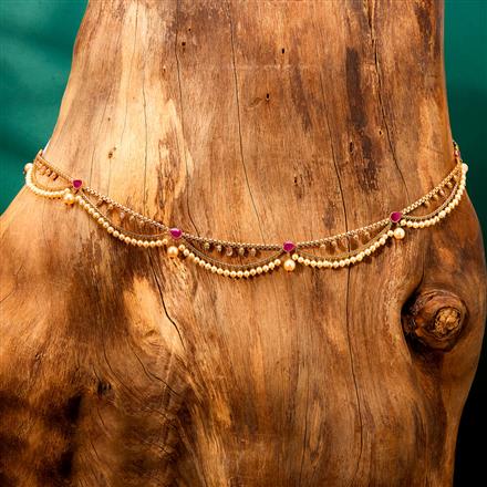 Antique Moti Belt With Gold Plating