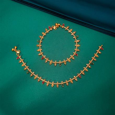 Antique Delicate Payal With Gold Plating