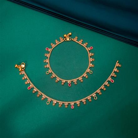 Antique Classic Payal With Gold Plating