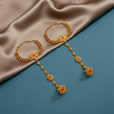 Antique Classic Hath Pan With Matte Gold Plating