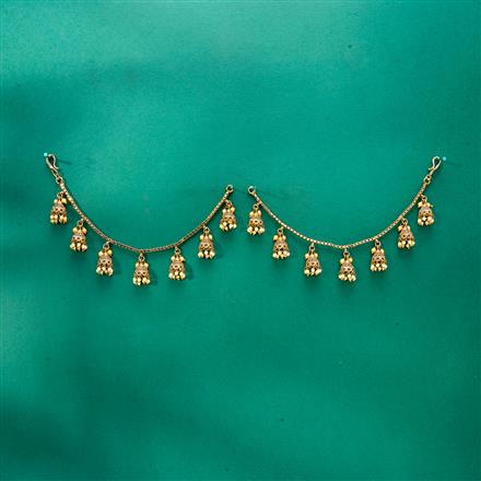 Antique Classic Ear Chain With Mehndi Plating Plating