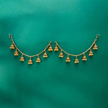 Antique Classic Ear Chain With Mehndi Plating Plating