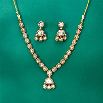 Antique Classic Necklace With Mehndi Plating Plating