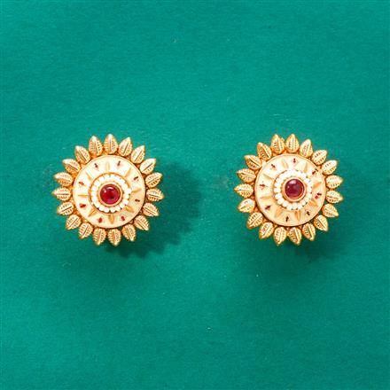 Antique Meenakari Tops With Matte Gold Plating