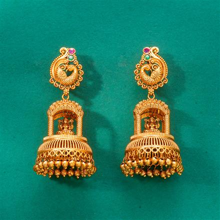 Antique Jhumki With Gold Plating