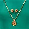 Antique Moti Pendant Set With Gold Plating
