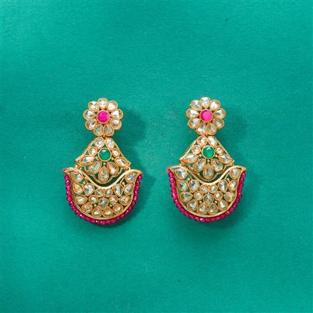 Antique Classic Earring With Mehndi Plating