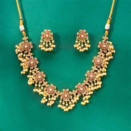 Antique Classic Necklace With Gold Plating