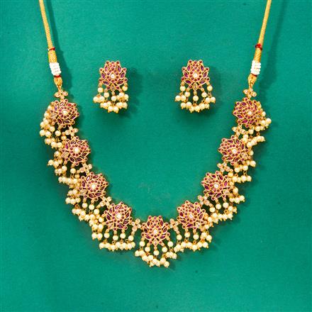 Antique Classic Necklace With Gold Plating