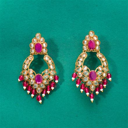 Antique Classic Earring With Mehndi Plating