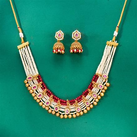 Antique Classic Necklace With Gold Plating