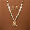 Antique Long Necklace With Gold Plating