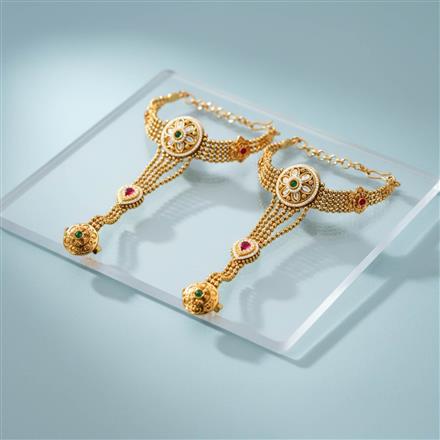 Antique Classic Hath Pan With Matte Gold Plating