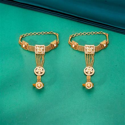 Antique Classic Hath Pan With Matte Gold Plating