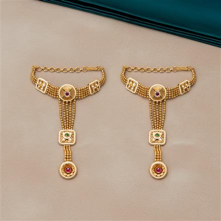 Antique Classic Hath Pan With Matte Gold Plating