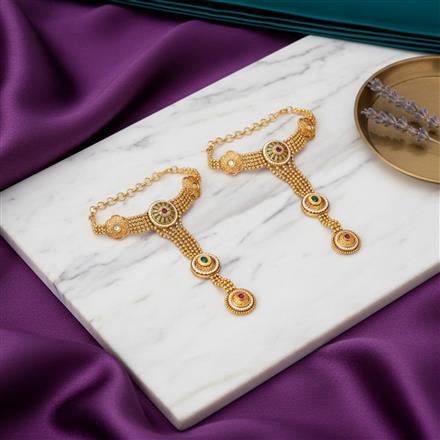 Antique Classic Hath Pan With Matte Gold Plating