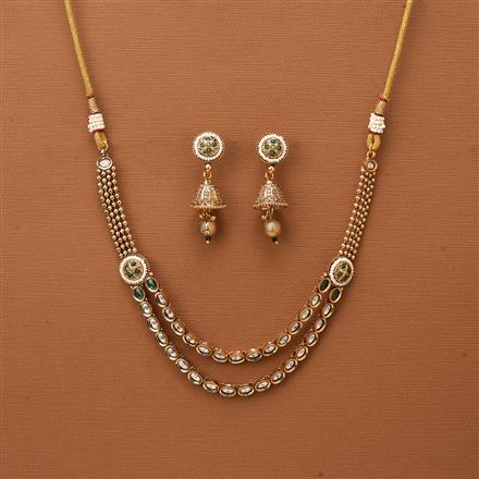 Antique Delicate Necklace With Gold Plating