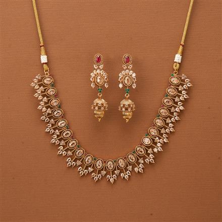 Antique Delicate Necklace With Gold Plating