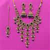 Antique Classic Necklace With Mehndi Plating