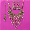 Antique Classic Necklace With Mehndi Plating