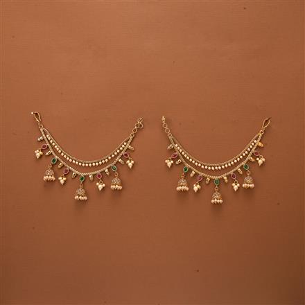 Antique Classic Ear Chain With Gold Plating