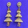 Antique Jhumki With Mehndi Plating