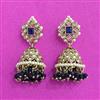Antique Jhumki With Mehndi Plating